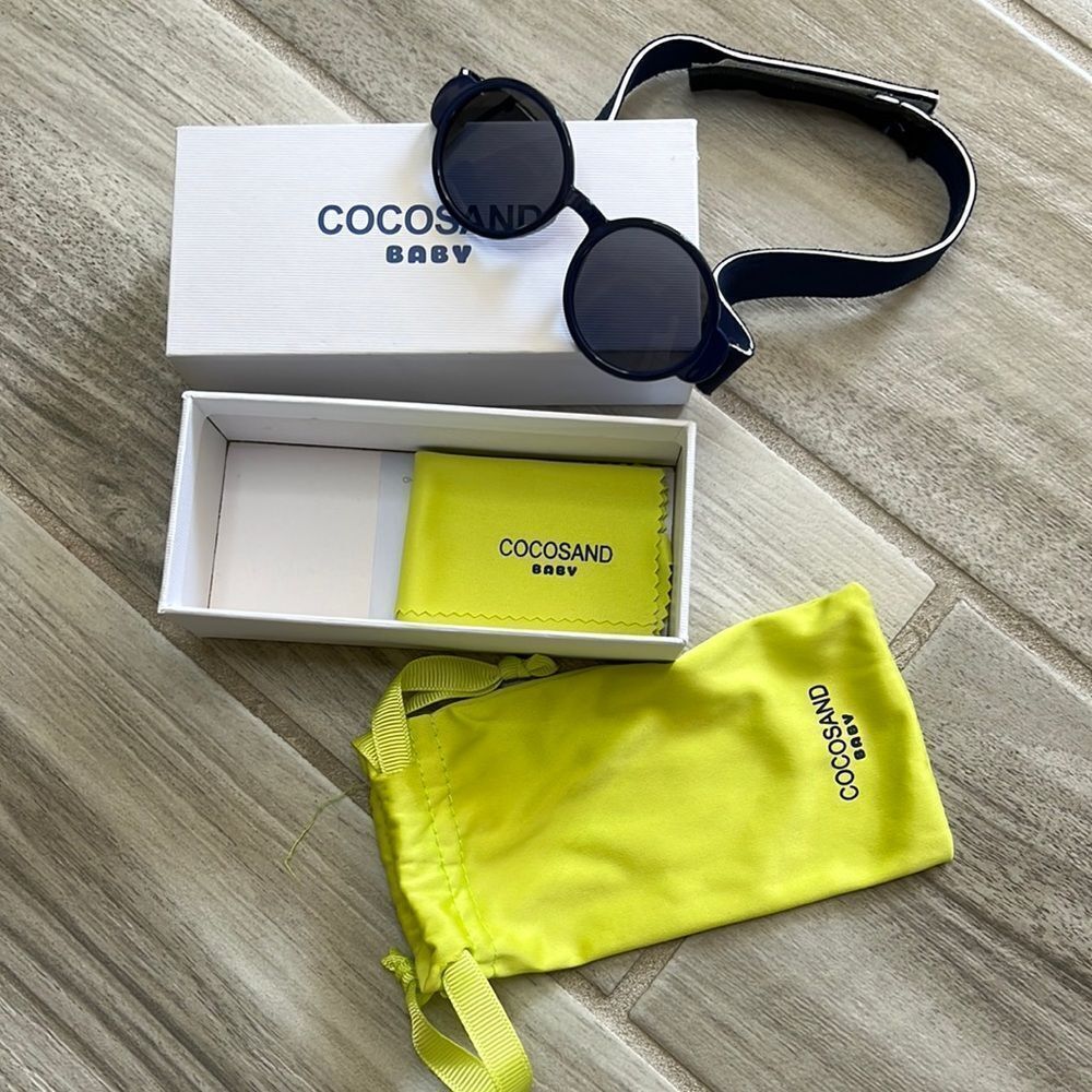 Cocosand Baby Sunglasses in Matte Blue - LIKE NEW!